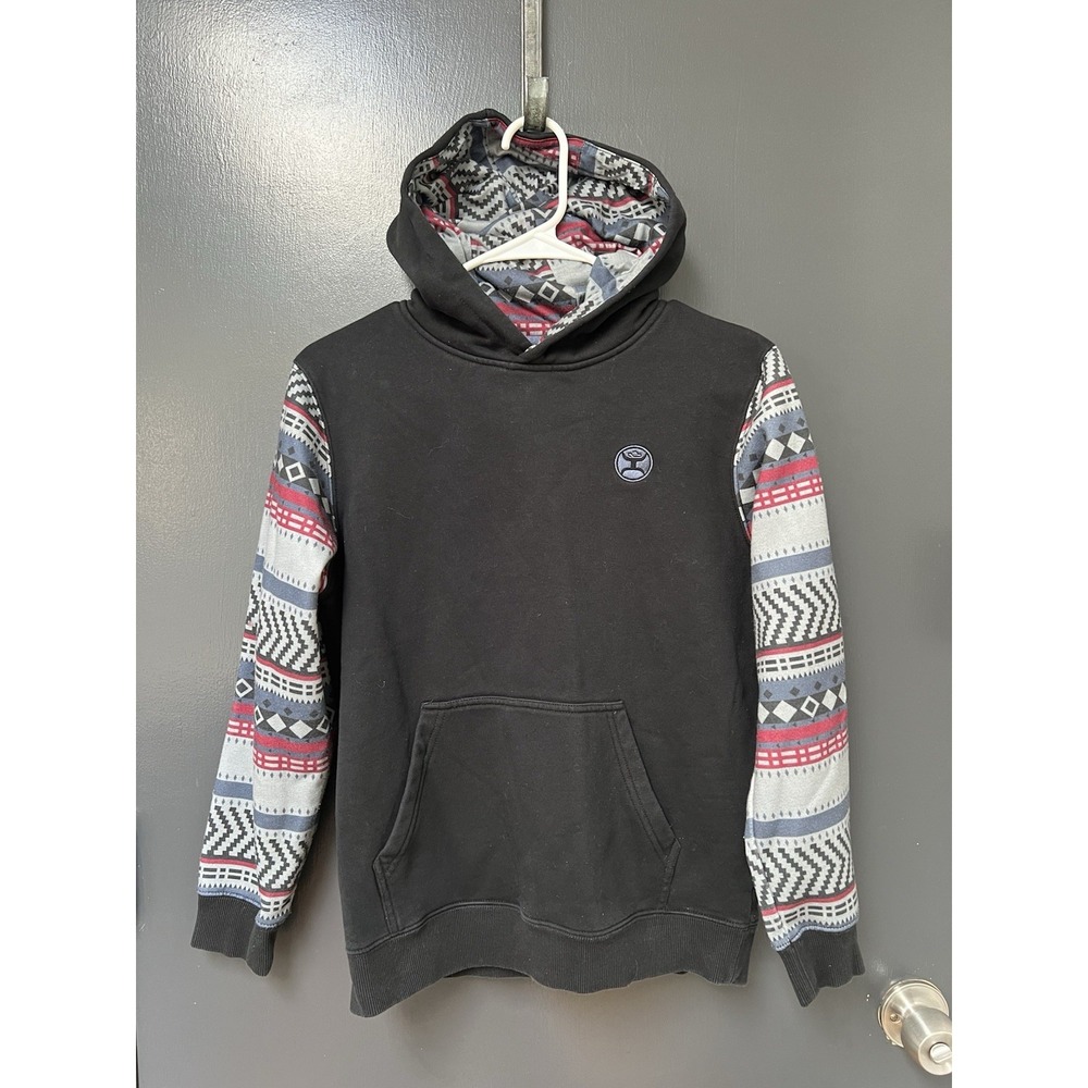 Hooey Womens Sz L Aztec Print Sweatshirt Hoodie Multicolor Southwestern